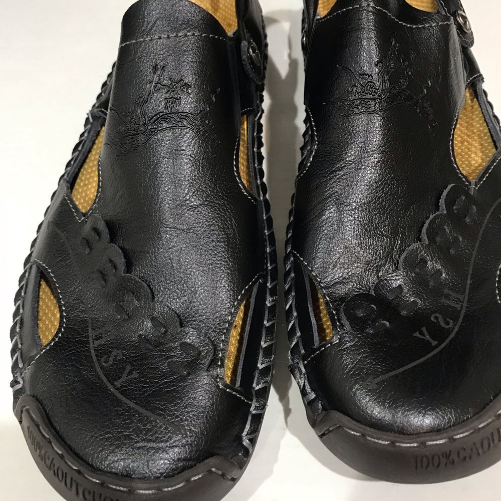 Men’s HSY Closed Toe Leather Sandals